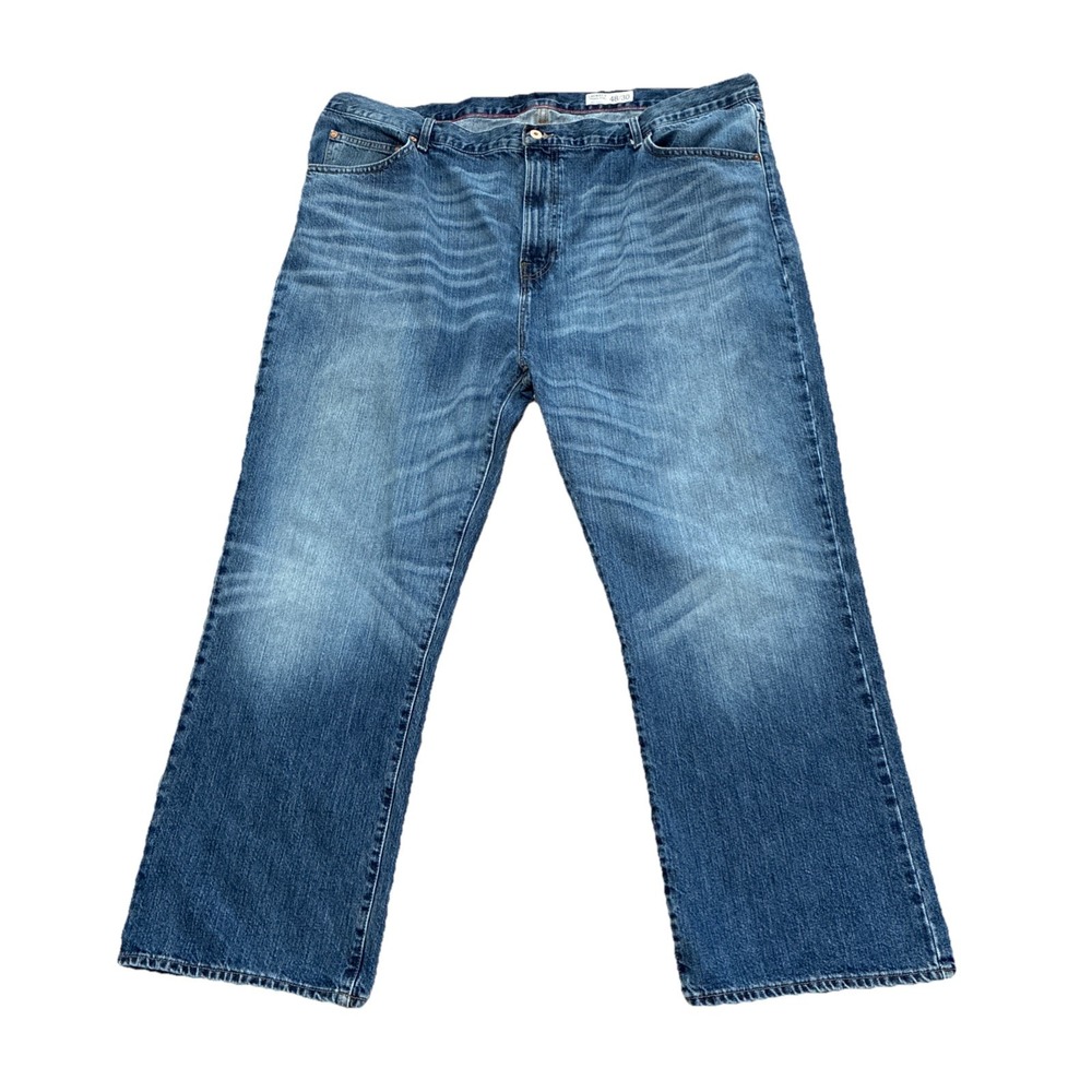 Cremieux Relaxed Fit Straight Jeans SZ 48/30 (29) Big & Tall Medium Wash EUC